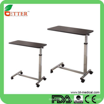 rolling bed table with castors